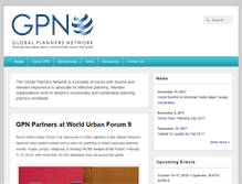 Tablet Screenshot of globalplannersnetwork.org